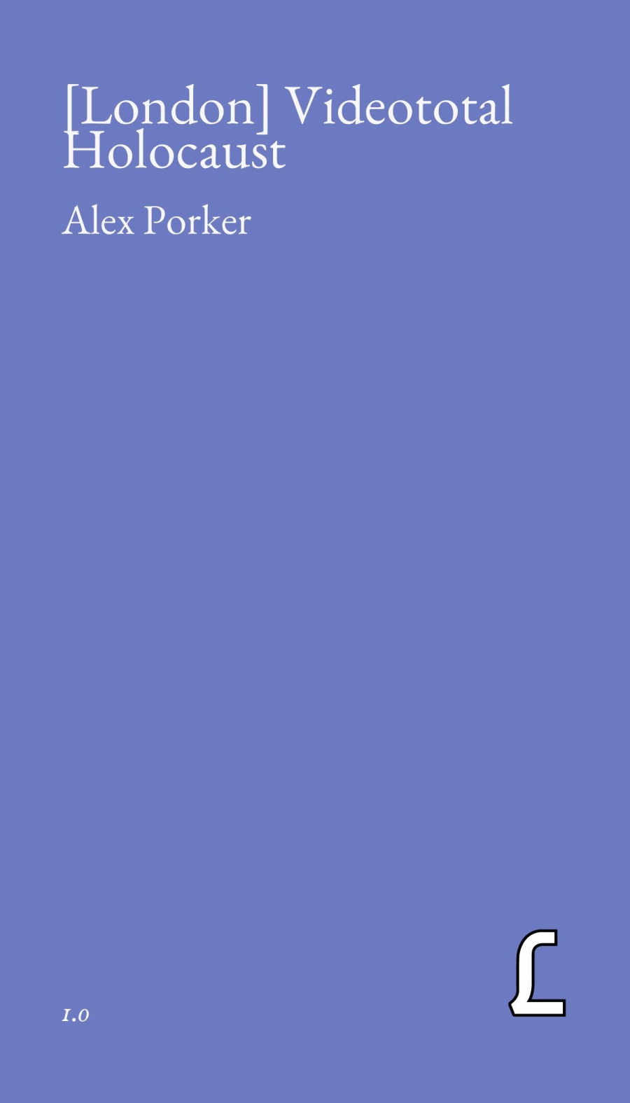 Recto couverture London - Videototal Holocaust 
