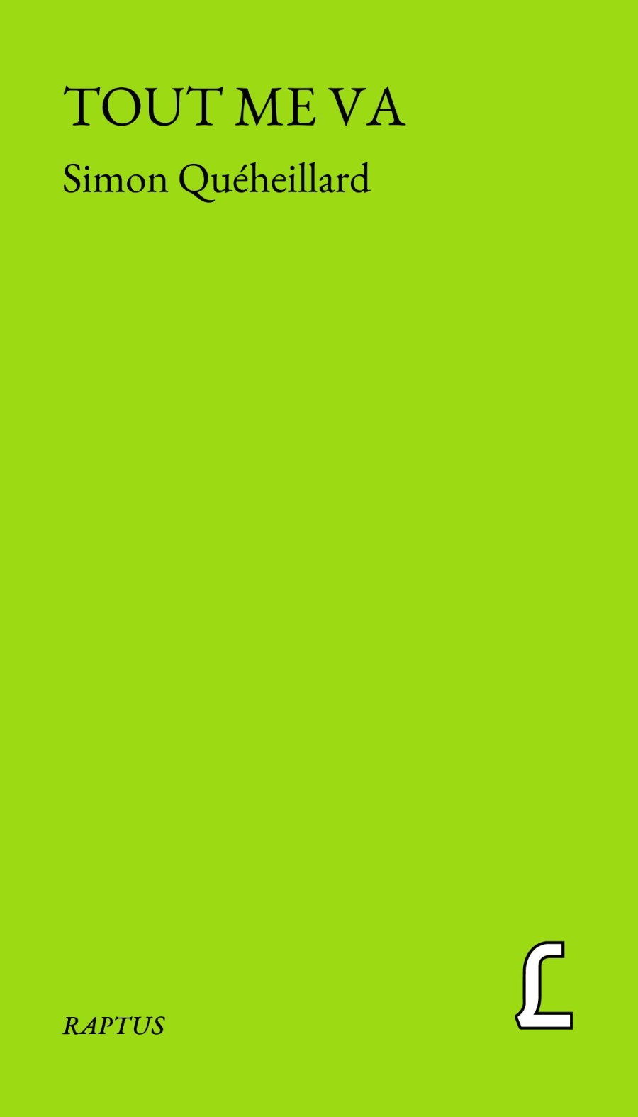 Recto couverture TOUT ME VA